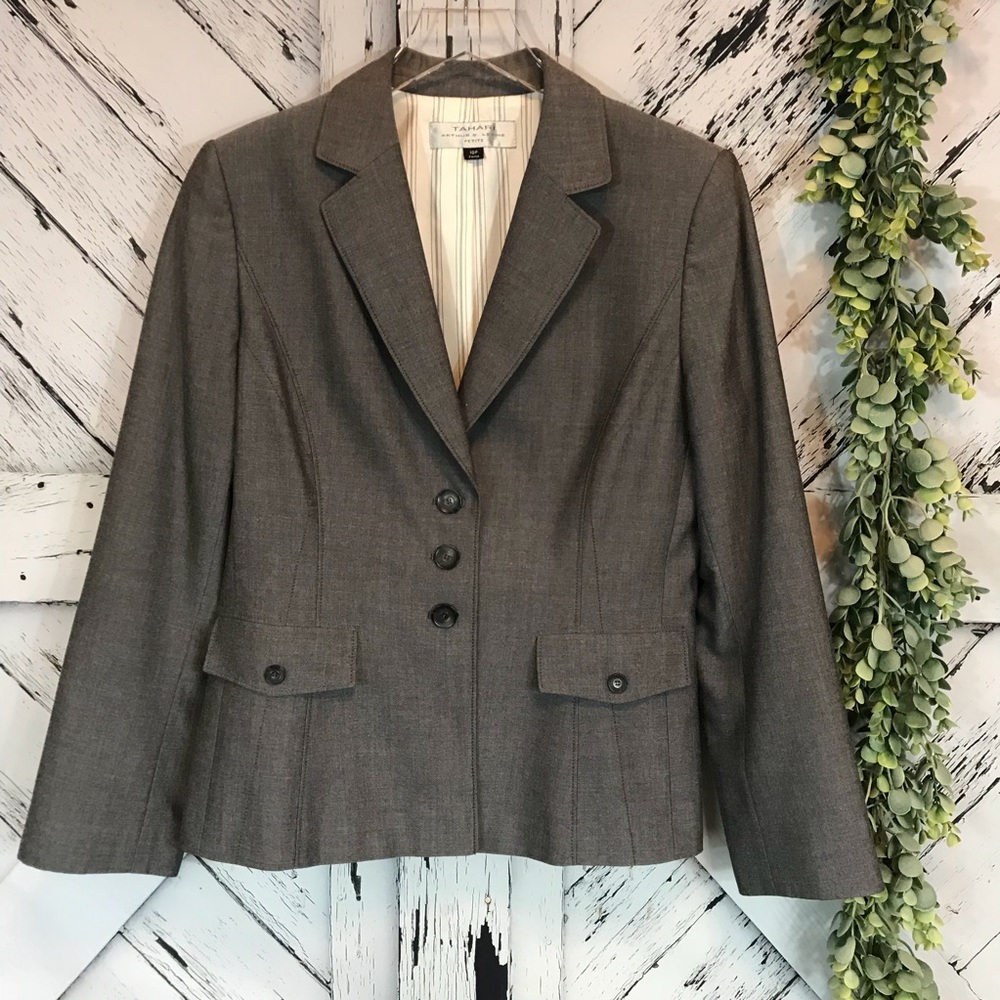 Tahari Arthur S. Levine Petite Blazer Size 10P